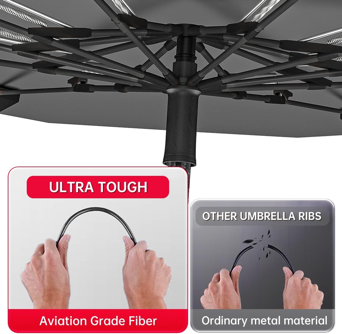 Al Baraqah™ - Car Care Foldable Windshield Sunshade Umbrella – All-Weather UV Blocker & Thermal Shield